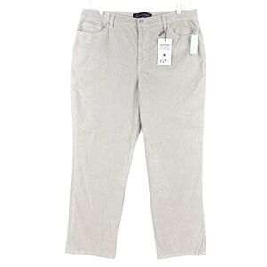 Gloria Vanderbilt Women's Stretch Stonewood Corduroy Pants Size 18S ‎ NWT